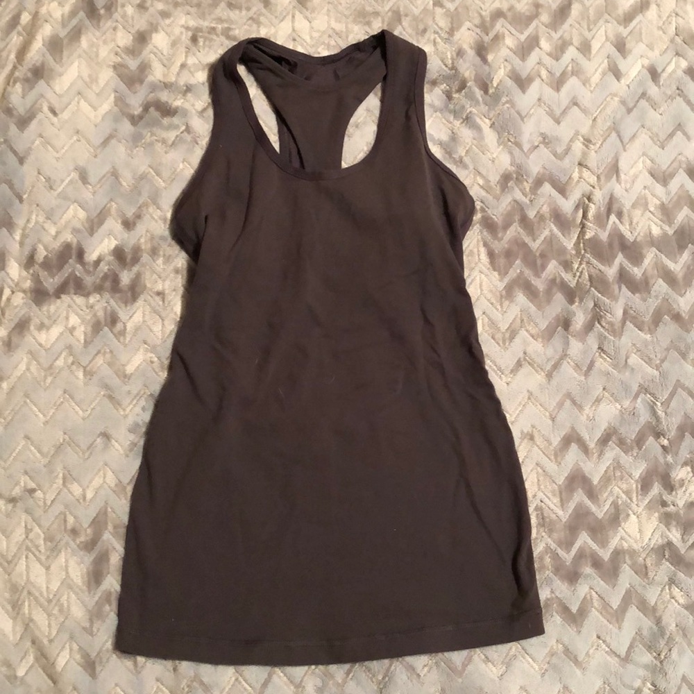 Lululemon Gray Racerback Tank 8 Like Turbo